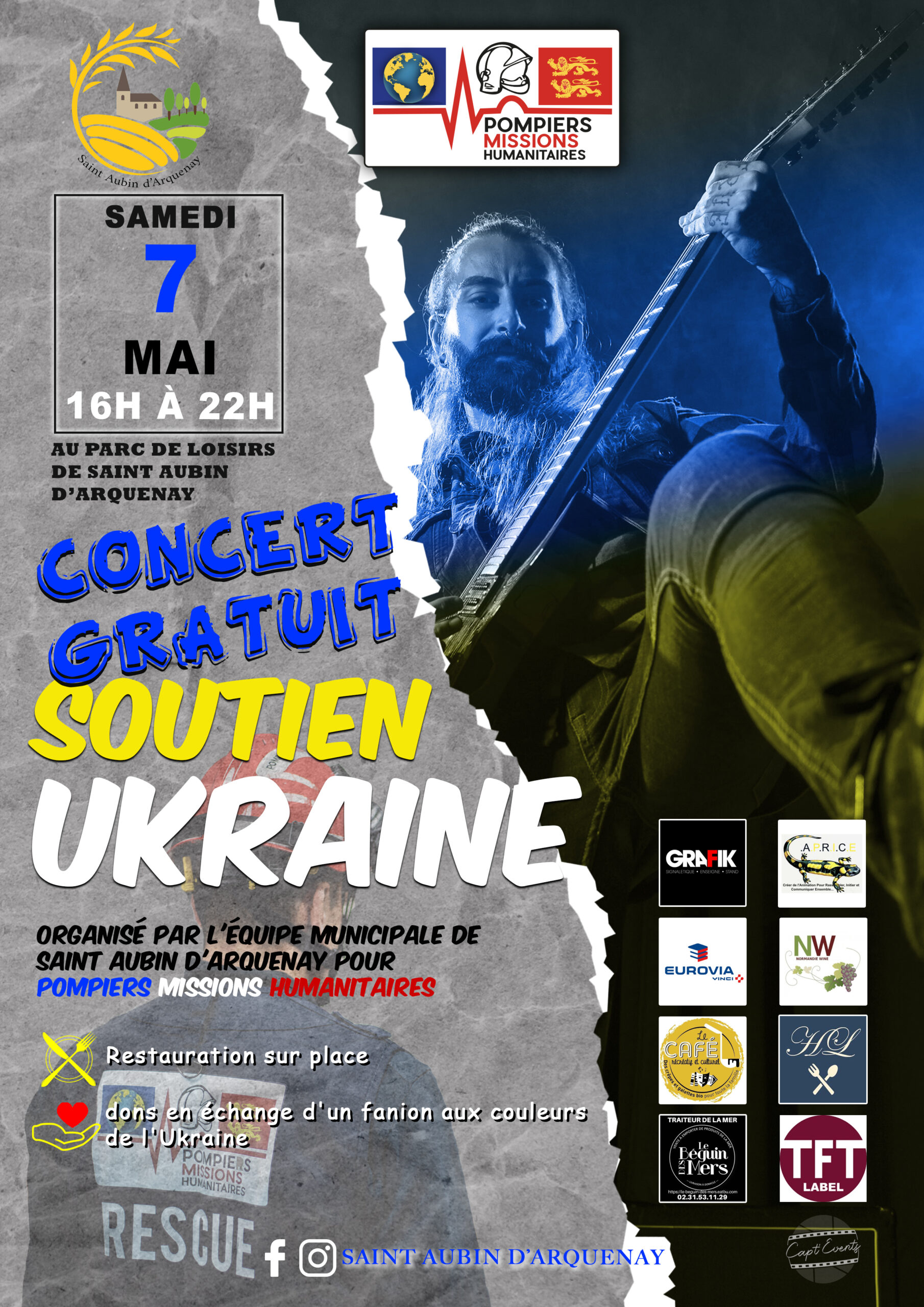 Concert soutien Ukraine à Saint Aubin d'Arquenay