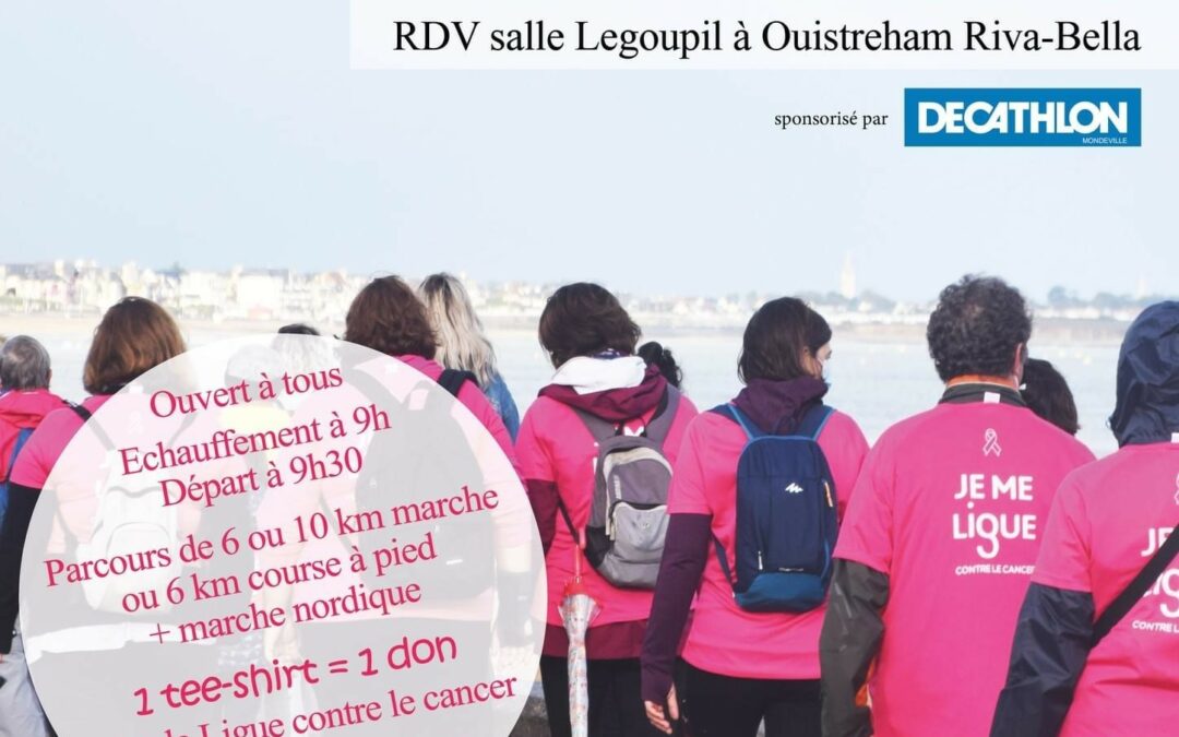 🏃‍♀️ Marche rose de la côte de nacre 🏃‍♀️