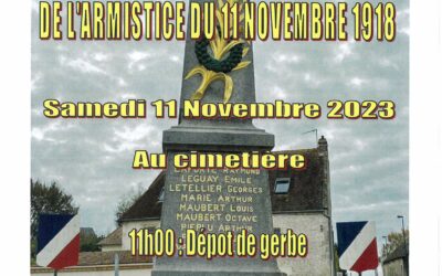 🇫🇷 Invitation à la Commémoration de l’Armistice du 11 Novembre 1918 🇫🇷 