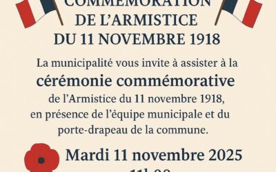 🇫🇷 Commémoration de l’Armistice du 11 Novembre 1918 🇫🇷
