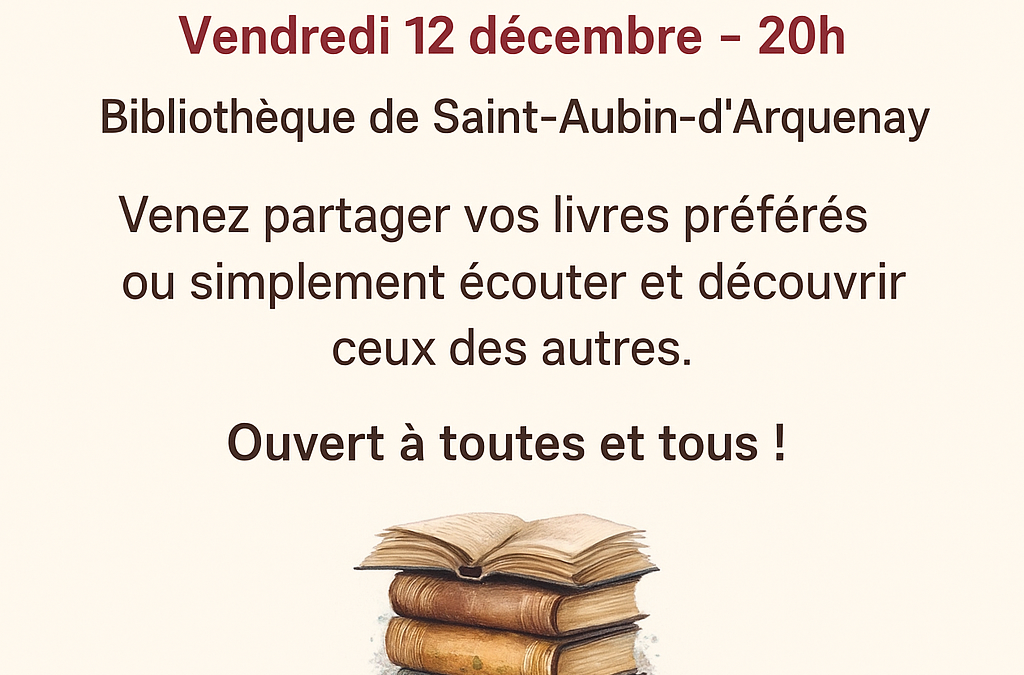 📚 SOIRÉE COUP DE CŒUR 📖