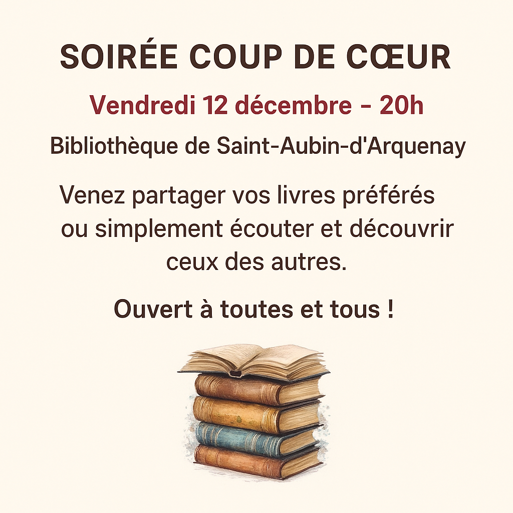 Soirée coup de Coeur