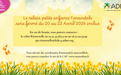 RELAIS PETITE ENFANCE FARANDOLE – fermeture du avril 2026