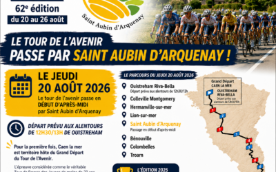 🚴 Le Tour de l’Avenir passe par Saint Aubin d’Arquenay !